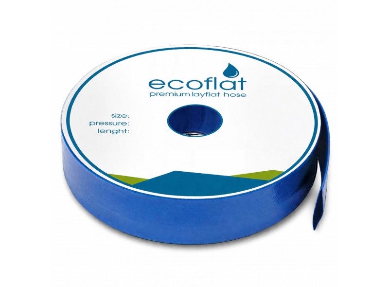 Шланг EcoFlat 4"(100мм) 4Атм 100м Лейфлет Экофлет Standart